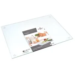 Zeller Glasschneideplatte, 40 x 30 cm, Schneideunterlage mit vielseitigen Anwendungsmöglichkeiten, Material: ESG-Sicherheitsglas
