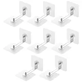 8 Stück Möbel-Wandanker, Kippsicherung Möbel, Möbel Kippsicherung Set, Kippsicherung Schrank, Möbel Kippsicherung Ohne Bohren, Geeignet für Die Befestigung Von Möbeln, Babyschutz