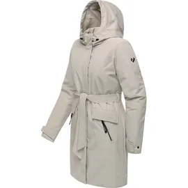 Ragwear Kurzmantel "Horatia Warm YOUMODO", Damen, Gr. L (40), grau, Obermaterial: 100% Polyester. Innenfutter: 100% Polyester. Wattierung: 100% Polyester, tailliert ca.