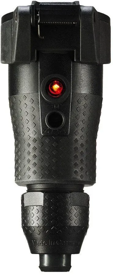ABL-1589200 Schutzkontakt Kupplung, IP54, 2K-Technologie, Spannungsanzeige, Schnellverschluss
