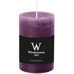 Wiedemann Kerzen Wiedemann Marble Rustik Kerzen, Stumpenkerzen,  Brombeer 90 x Ø 58 mm