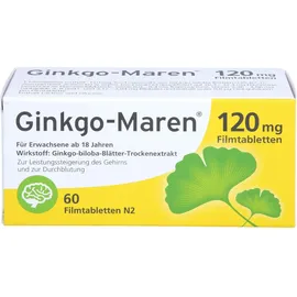 Hermes Arzneimittel GINKGO-MAREN 120 mg Filmtabletten 60 St