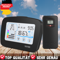 Digitales Wetterstation Funk-außensensor Thermometer Hygrometer Wettervohersage