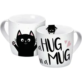 Geda Labels Hug in a Mug Tasse 0,3 l Weiß