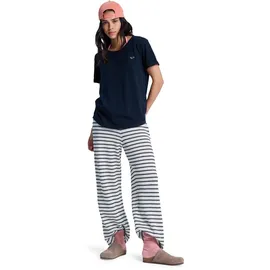 Roxy T-Shirt ROXY "Oceanwave Regular Emby", Damen, Gr. XXS, grau (anthrazit), Obermaterial: 60% Baumwolle, 40% Polyester., Shirts T-Shirt