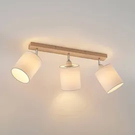 LINDBY Imarin 3-flammig Holz 56 x 13 x 26 cm