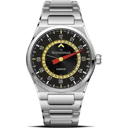 Meistersinger Klassik Plus Kaenos Open Date Alain Silberstein Limited Edition" ED-KSOD-AS2025" - schwarz,silber - 40mm