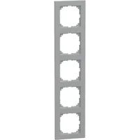 Merten Rahmen 5fach aluminium