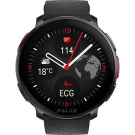 Polar Vantage V3 BT 47 mm Aluminiumgehäuse schwarz Silikonarmband blau L