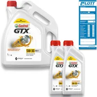 7 Liter Castrol Motorenöl GTX 5W-30 RN Motorenoel Motoröl Motoroel Ö Oil 15CC30