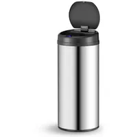 Juskys Mülleimer 50 l Silber