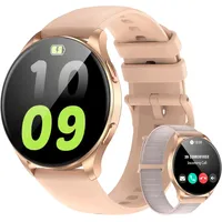 Smartwatch Damen Herren 1.43" AMOLED Telefonfunktion Fitnessuhr Pulsmesser