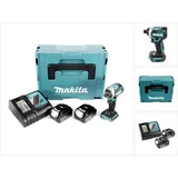 Makita Makita, DTD 154 RFJ Akku Schlagschrauber 18V 1/4" 175Nm Brushless + 2x Akku 3,0Ah + Makpac