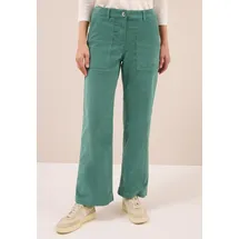 Cecil Cordhose High Waist Grün 33