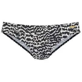 LASCANA Bikini-Hose Damen schwarz-creme Gr.40
