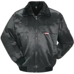 Planam Pilotenjacke Outdoor Gletscher schwarz XXL