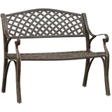 vidaXL Gartenbank 102 x 50 x 83 cm Braun