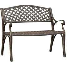 vidaXL Gartenbank 102 x 50 x 83 cm Braun
