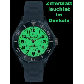 brecjon Kinder Armbanduhr 2002 5ATM Silikonarmband Blau