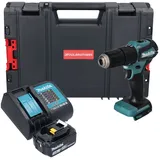 Makita DHP 483 SF1J-R Akku Schlagbohrschrauber 18V 40Nm + 1x Akku 3,0 Ah + Ladegerät + RHINO