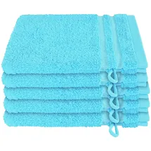 SCHIESSER Milano Waschhandschuh 5 x 16 x 22 cm türkis