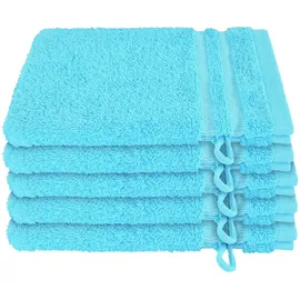 SCHIESSER Milano Waschhandschuh 5 x 16 x 22 cm türkis