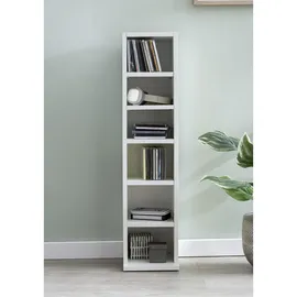 Wohnling Bücherregal WL5.336 21 x 91 cm Holz weiß
