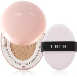 TIRTIR Mask Fit All Cover Pink Cushion Foundation | Hohe Deckkraft, Samtig-Mattes Finish, Leicht, Makelloses Ergebnis, Neutralisiert Rötungen, Koreanisches Cushion-Make-up (0,63 Fl Oz), 23N Sand