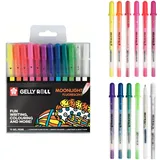 Sakura Gelly Roll Moonlight, fluoreszierende Gelstifte im Set mit 12 Stück(e)