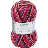 120 Sockenwolle 4-fach berry mix color 50 g