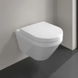 Villeroy & Boch Architectura Combi-Pack Wand-WC mit WC-Sitz Weiß Alpin CeramicPlus