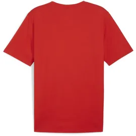 Puma teamRISE Logo Baumwolltrikot Herren 01 red/white XL
