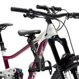 Kids Ride Shotgun 2.0 MTB Front Kindersitz/Lenker Combo Set (Größe One Size, schwarz)