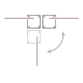 vidaXL Ausziehbare Seitenmarkise Doppelt 170 x 600 cm creme