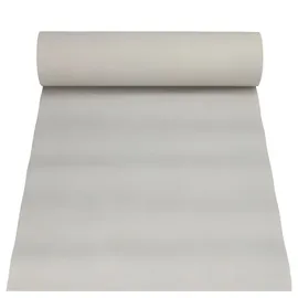 Papstar Tischläufer, stoffähnlich, PV-Tissue Mix "ROYAL Collection" 24 m x 40 cm grau „Textile“