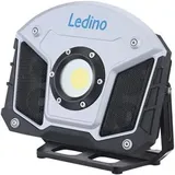 Ledino Baustrahler Horn, mit Akku, 1.200 Lumen, 15 Watt, LED Strahler