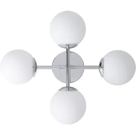 EGLO LED Deckenleuchte CASTROVIDO für Badezimmer 4xG9/4,2W/230V IP44", chrom, - Chrom glänzend