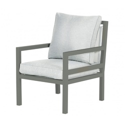 Garden Impressions BLAKES Loungesessel Dining Sessel mit Alu-Gestell - barista