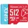 Team Group Apex SD7.1 microSDXC Speicherkarte U3 A1 V30 R/W bis zu 800/700 MB/s, für Nintendo Switch2, UHS-I kompatibel, mit Adapter TAPMSDE512GIV30A102