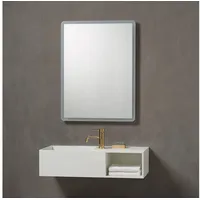 Loevschall Badspiegel Sienna, wendbar weiß