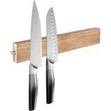 LuxusKollektion Wand-Magnet Messerhalter Magnetischer Messerhalter 30 cm Akazie Holz starkem Magneten