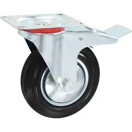 vidaXL Lenkrolle 160 mm Schwarz
