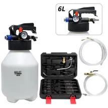 CCLIFE Ölabsaugpumpe Druckluft 6L/10L Schwarz