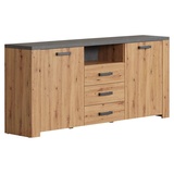 trendteam Sideboard Follow Eiche Artisan