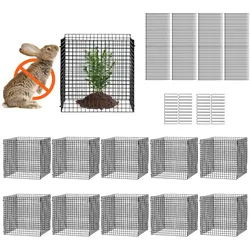 VEVOR Pflanzenschutz vor Tieren 305x305x305mm Pflanzenkäfig für Gemüse 10er-Set