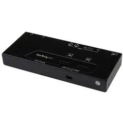 StarTech.com 2x2 Port HMDI Switch/Verteiler - Automatische Umschaltung mit Fernb