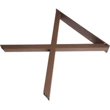 Dieda Tischbein X-Form 71,0 x 70,0 x 10,0 cm