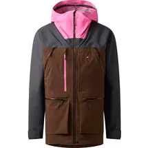 Haglöfs Haglofs Vassi Gtx Pro Ii Softshelljacke - Lantana Pink / Woodland Brown - M