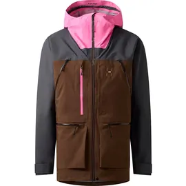 Haglöfs Haglofs Vassi Gtx Pro Ii Softshelljacke - Lantana Pink / Woodland Brown - M
