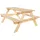 Lemodo Kinderpicknicktisch 115 cm Kiefer natur beige
